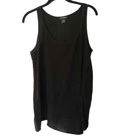 Club Monaco Silk Lightweight Black Tank Top Size Medium
